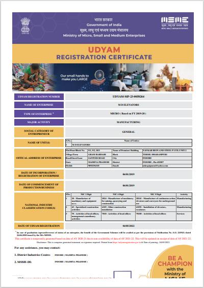 UDYAM (MSME) Registration